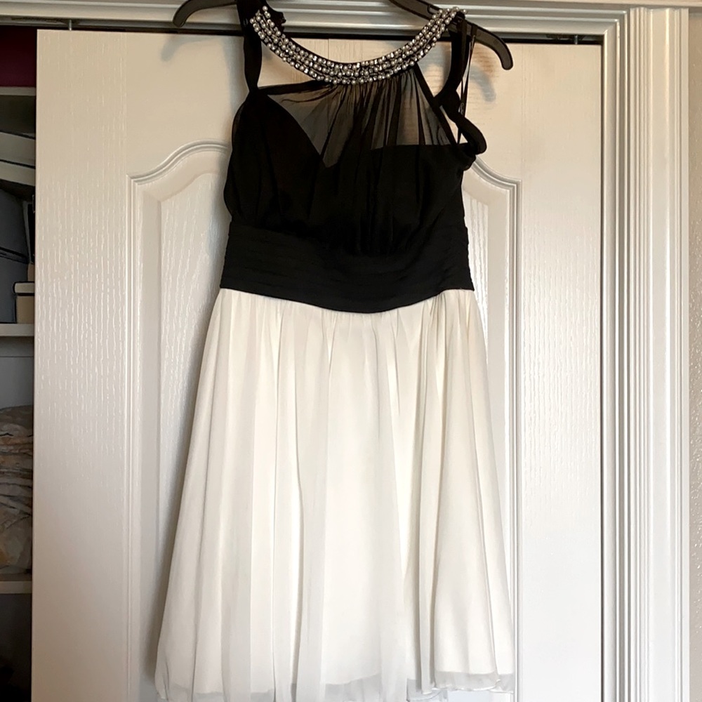 Black and White Formal Dress